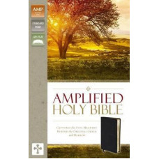 Amplified Topical Reference Bible - Black Bonded Leather